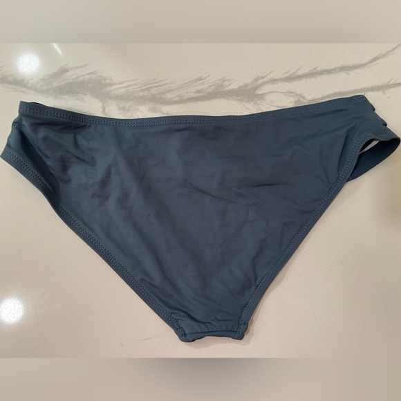 Vitamin A - EcoLux Emelia Triple Strap Bikini Bottom Blue - Picture 4 of 6